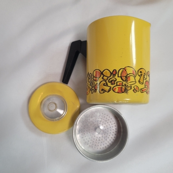 VTG Mini Mushroom Pots Pans Tea Coffee Kettle Set Lot of 13 Pieces - Picture 2 of 13